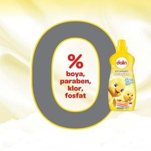 Dalin Çamaşır Deterjanı 1.5LT Bıcı Bıcı Kokulu (Hassas ve Hipoalerjenik Formül) (9 Lu Set)