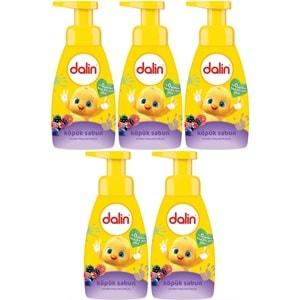 Dalin Köpük Sabun 200ML Mango ve Portakal Kokulu (Çoçuklarınız İçin) (5 Li Set)
