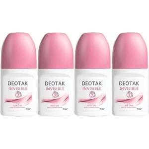 Deotak Roll-On 35ML Invısıble (Women/Kadın) (4 Lü Set)