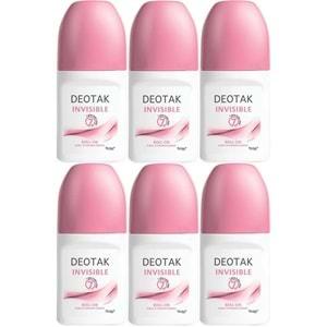 Deotak Roll-On 35ML Invısıble (Women/Kadın) (6 Lı Set)