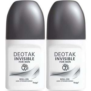 Deotak Roll-On 35ML Invısıble (Formen/Erkek) (2 Li Set)