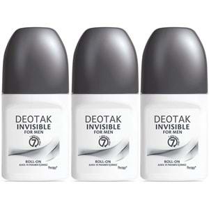 Deotak Roll-On 35ML Invısıble (Formen/Erkek) (3 Lü Set)