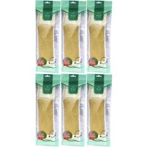 Derma Naturel Palmiye Örme İpli Banyo Kemeri (8*24CM) (6 Lı Set)