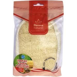 Derma Naturel Loofah Kabak Banyo ve Yüz Lifi (15*24CM) MS-10 (2 Li Set)