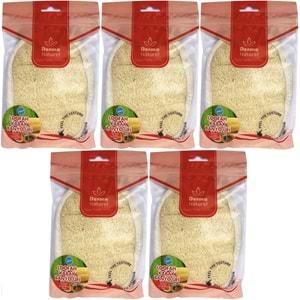 Derma Naturel Loofah Kabak Banyo ve Yüz Lifi (15*24CM) MS-10 (5 Li Set)