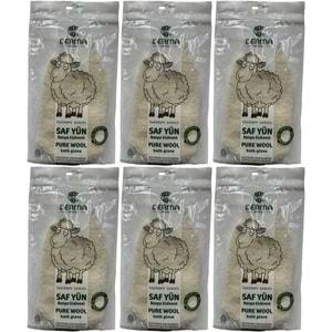 Derma Naturel Therapy Saf Yün Banyo Eldiveni T-485 (6 Lı Set)