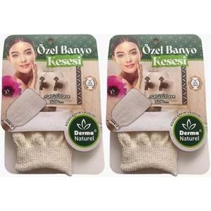 Derma Naturel Özel Banyo Kesesi MS-07 (2 Li Set)