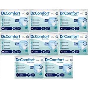 Dr.Comfort Hasta Bezi Yetişkin Emici Külot M-Orta 240 Adet (8Pk*30)