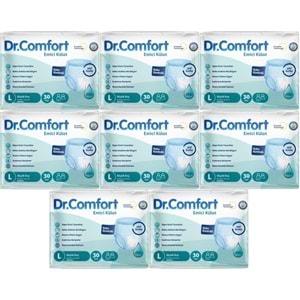 Dr.Comfort Hasta Bezi Yetişkin Emici Külot L-Büyük 240 Adet (8Pk*30)