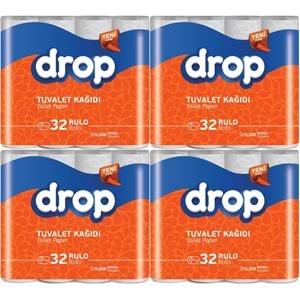 Drop Tuvalet Kağıdı Çift Katlı 128 Li Paket (4PK*32)