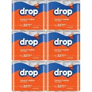 Drop Tuvalet Kağıdı Çift Katlı 192 Li Paket (6PK*32)