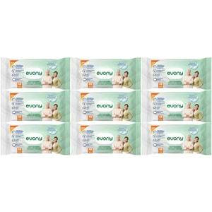 Evony Hasta Vücut Perine Temizleme Islak Mendil Havlu 48 Yaprak XL Banyo Ferahlığı (9 Lu Set)