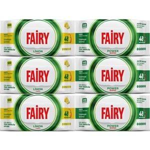 Fairy Yüzey Temizlik Havlusu 100 Yaprak Limon Yağlı & Aktif Oksijen (6 Lı Set) 600 Yaprak Karma