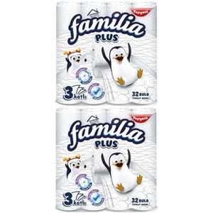 Familia Plus Tuvalet Kağıdı 3 Katlı 64 Lü Paket (2pk*32)