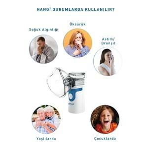 Getwell (Avantaj Pk 3) Konuşan Üst Koldan Tansiyon Aleti - Ölçme Cihazı / Mesh Nebulizatör Şarjlı