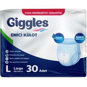 Giggles Hasta Bezi Yetişkin Emici Külot L-Büyük 60 Adet (2Pk*30)