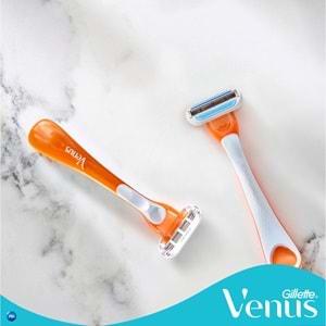 Gillette Venus Riviera Kullan At Kadın Tıraş Bıçağı 4 Lü Set (2PK*2)