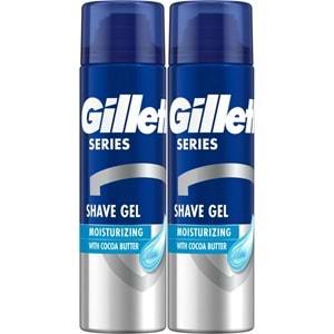 Gillette Traş Jeli Series 200ML Nemlendirici (2 Li Set)