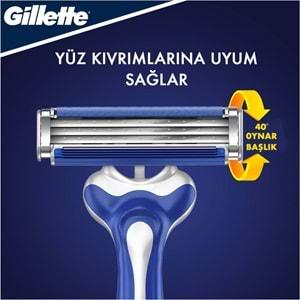 Gillette Blue3 Comfort Kullan At Tıraş Bıçağı (6+2) Toplam 24 Adet (Avantaj Pk) (3 Lü Set)