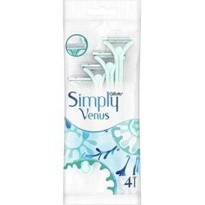 Gillette Simply Venus 2 Kullan At Kadın Tıraş Bıçağı 12 Li Set (3PK*4)