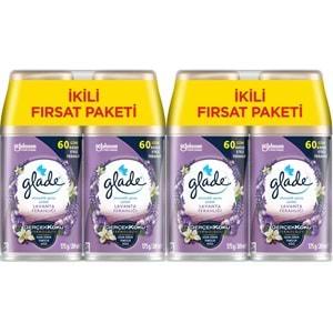 Glade Oda Kokusu Otomatik Sprey Yedek 269ML (4 Lü Set) Lavanta (2PK*2)