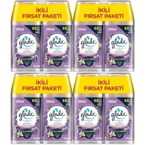 Glade Oda Kokusu Otomatik Sprey Yedek 269ML (8 Li Set) Lavanta (4PK*2)