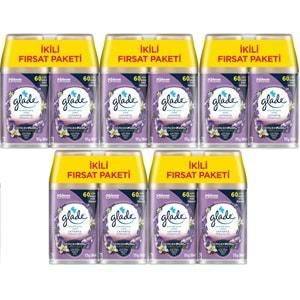 Glade Oda Kokusu Otomatik Sprey Yedek 269ML (10 Lu Set) Lavanta (5PK*2)