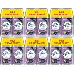 Glade Oda Kokusu Otomatik Sprey Yedek 269ML (12 Li Set) Lavanta (6PK*2)