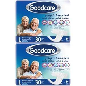 Goodcare Hasta Bezi Yetişkin Bel Bantlı Tekstil Yüzey L Large - Büyük 60 Adet (2PK*30)