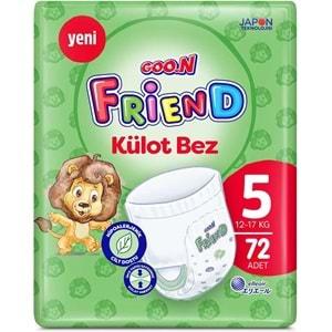 Goon Friend Külot Bebek Bezi Beden:5 (12-17KG) Junior 144 Adet Ekonomik Fırsat Pk