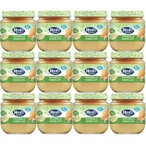 Hero Baby Kavanoz Maması 120GR Anadolu Sebzeleri (12 Li Set)