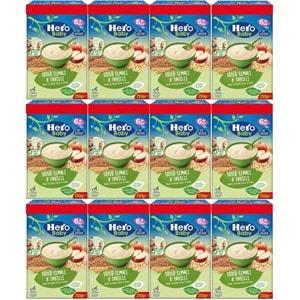 Hero Baby Kaşık Maması 250GR Sütlü Meyveli 8 Tahıllı (Avantaj Pk) (12 Li Set)