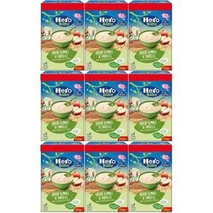 Hero Baby Kaşık Maması 250GR Sütlü Elmalı 8 Tahıllı (Avantaj Pk) (9 Lu Set)