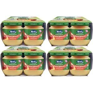 Hero Baby Kavanoz Maması 120GR Avantaj Pk (16 Lı Set) Elmalı Şeftalili (4PK*4)