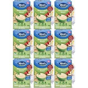 Hero Baby Kaşık Maması 200GR Gece Sütlü Elmalı 8 Tahıllı + Islak Mendil Hediye (9 Lu Set)