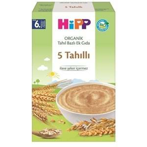 Hipp Organik 5 Tahıllı Kaşık Maması 200Gr 4 Lü Set