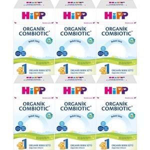 Hipp Organik Combiotic Bebek Sütü 800GR No:1 (0-6 Ay) (6 Lı Set)