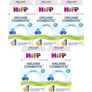 Hipp Organik Combiotic Bebek Sütü 800GR No:1 (0-6 Ay) (5 Li Set)