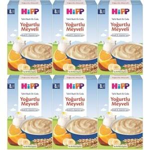 Hipp Organik Sütlü Yoğurtlu Meyveli Kaşık Maması 250Gr (6 Lı Set)