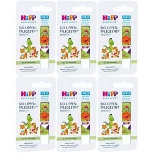 Hipp Babysanft Organik Dudak Nemlendiricisi Ultra Sensıtıv 4.8GR (Yeşil) (6 Lı Set)