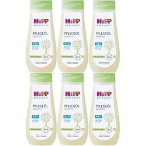 Hipp Babysanft Bebek Bakım Yağı/Pelegeöl Sensıtıv 200ML (6 Lı Set)