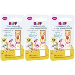 Hipp Babysanft Organik Dudak Nemlendiricisi Ultra Sensıtıv 4.8GR (Sarı) (3 Lü Set)