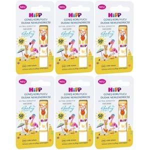 Hipp Babysanft Organik Dudak Nemlendiricisi Ultra Sensıtıv 4.8GR (Sarı) (6 Lı Set)