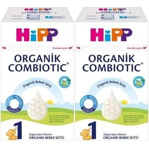 Hipp Organik Combiotic Bebek Sütü 600GR No:1 (0-6 Ay) (2 Li Set)