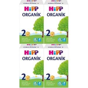 Hipp Organik Devam Sütü 600GR No:2 (6. Aydan İtibaren) (4 Lü Set)