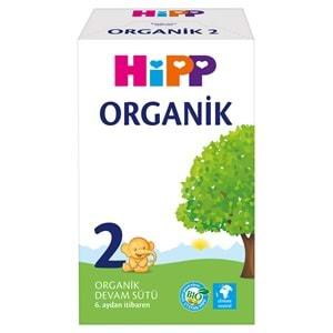 Hipp Organik Devam Sütü 600GR No:2 (6. Aydan İtibaren) (4 Lü Set)