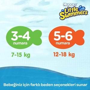 Huggıes Little Swımmers Mayo Bebek Bezi Beden:5-6 (12-18KG) 33 Adet (3PK*11)