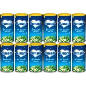 Humana İyi Geceler Çayı 200GR (Melisa Yağı İçeren Karışık Bitki İçecek Tozu) (12 Li Set)