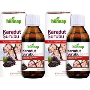 Hünnap Karadut Şurubu 50ML (2 Li Set)