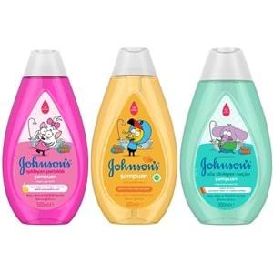 Johnsons Baby Bebek Şampuanı 500ML Kral Şakir Serisi Karma 3 lü Set Toplam 1500ML